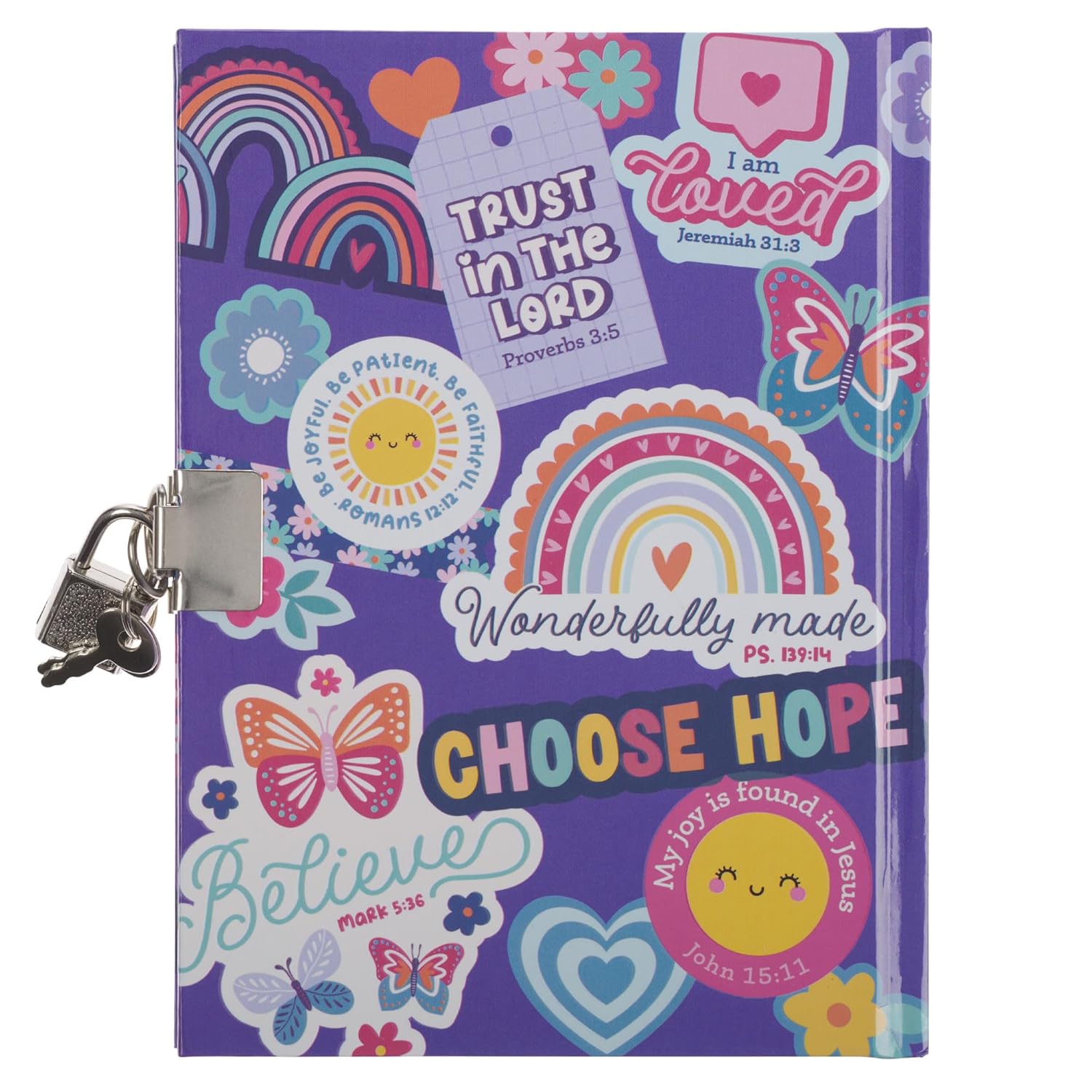 Diario secreto con pegatinas de Shine for Jesus