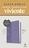 Biblia valor prémium NTV con Filament (SentiPiel, Púrpura)