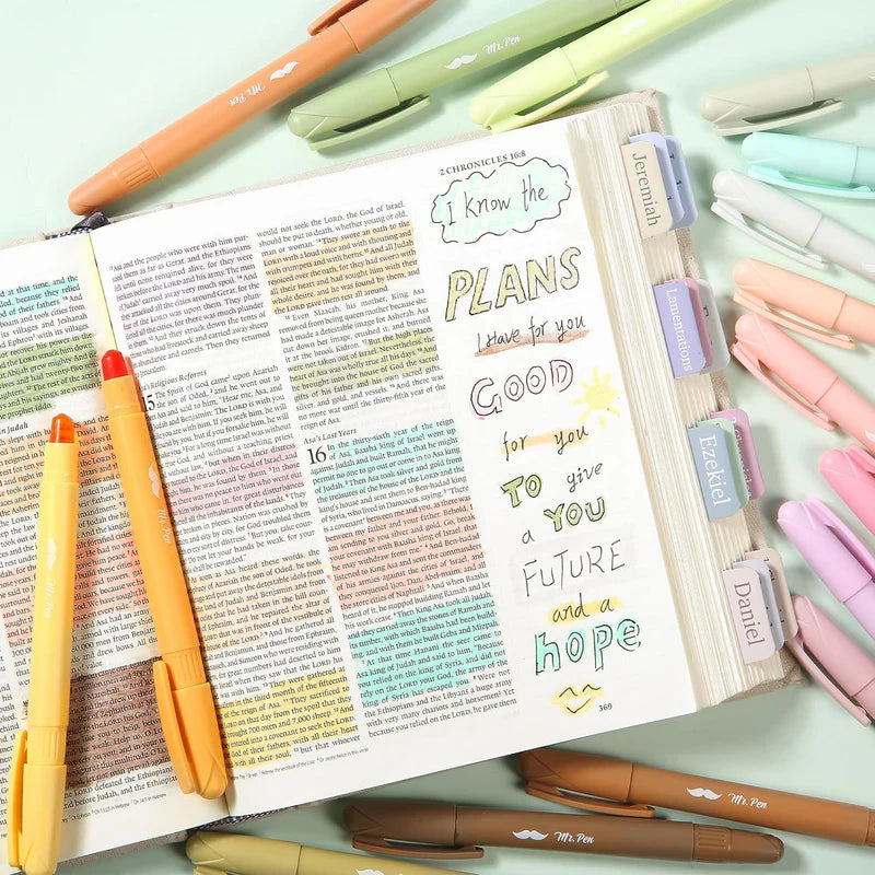 Marcador de gel para biblia Mr. Pen- Individual (Color Variado)
