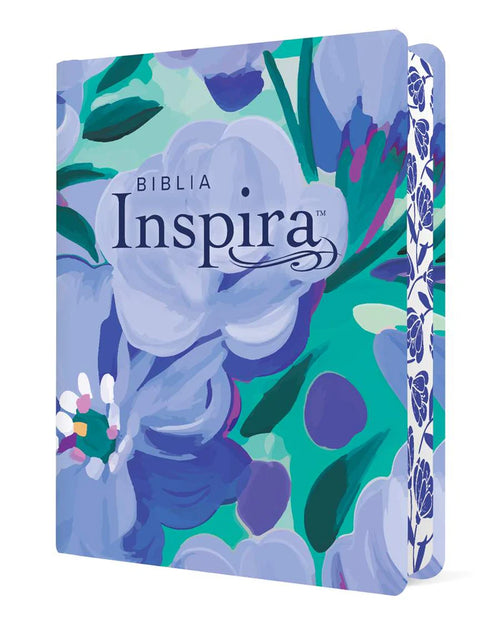 Biblia Inspira con Filament NTV, Letra Grande (SentiPiel Ramo azul)