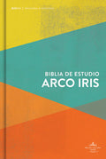 Biblia de Estudio Arcoíris RVR 1960, tapa dura multicolor