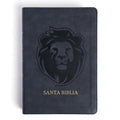 Biblia RVR 1960, Letra Grande, Tamaño Manual, edición especial, león ceniza