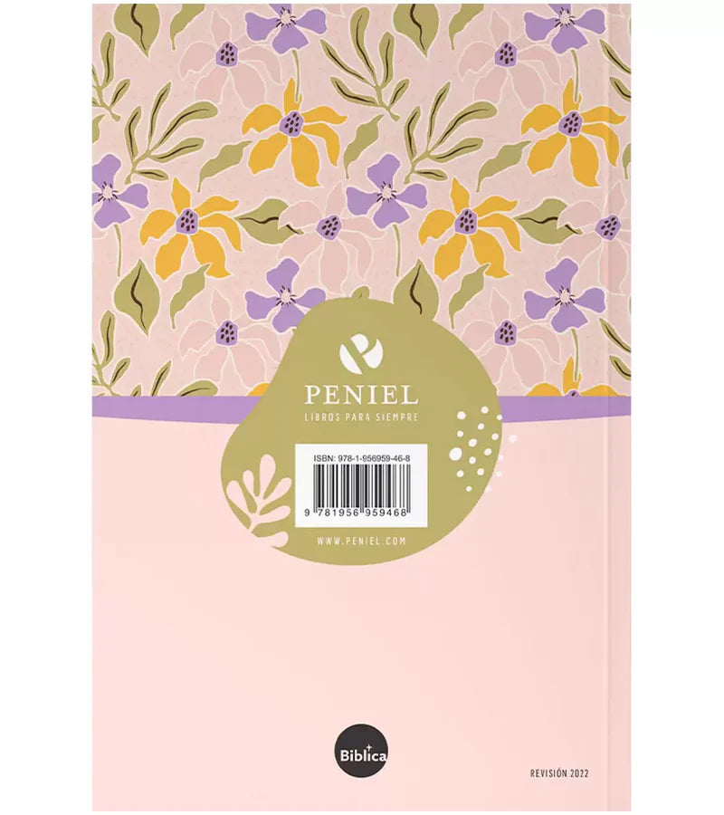 Santa Biblia NVI, Letra Grande, Tapa Rústica Flores